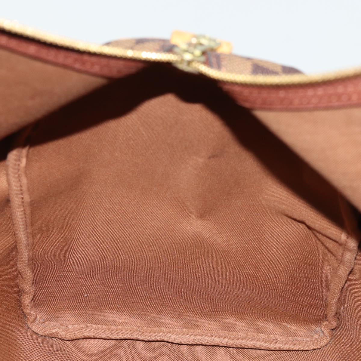 LOUIS VUITTON Damier Ebene Keepall 45 Boston Bag LV Auth 75198AV