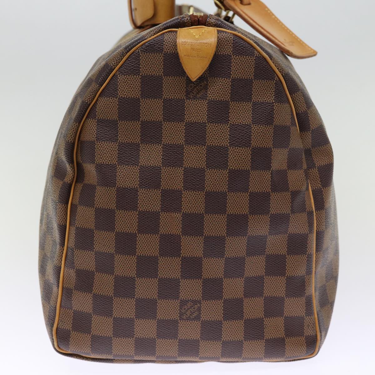 LOUIS VUITTON Damier Ebene Keepall 45 Boston Bag LV Auth 75198AV