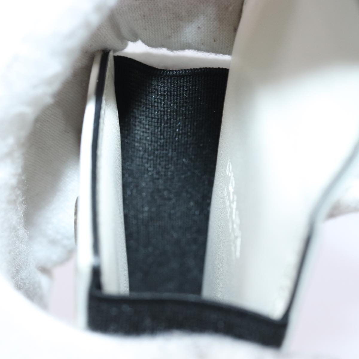 PRADA Cell Phone Case Patent leather White Auth 75214V