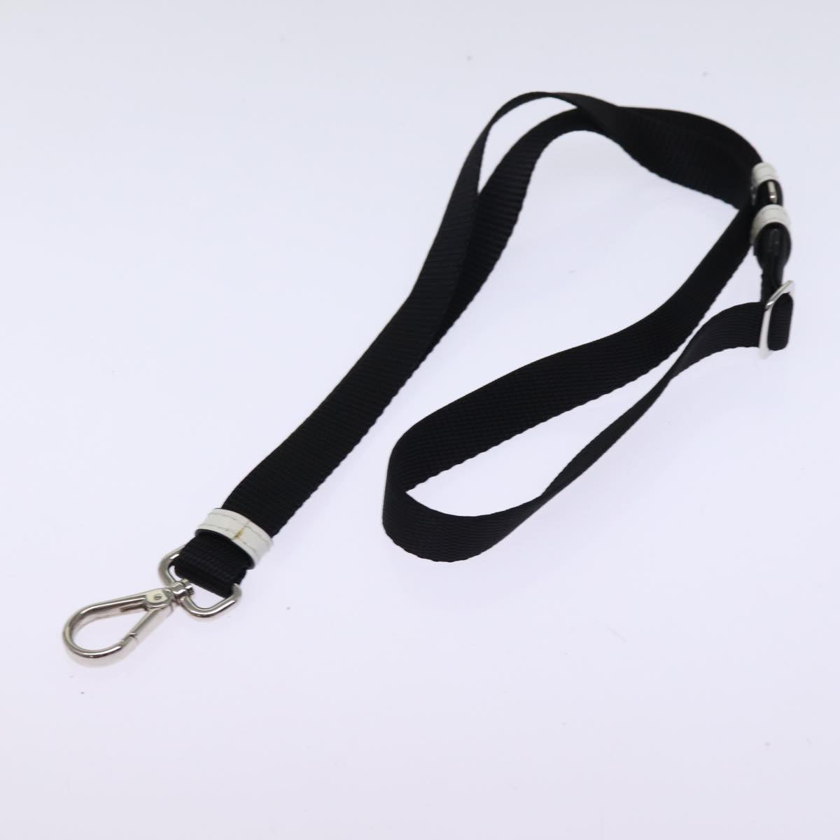 PRADA Cell Phone Case Patent leather White Auth 75214V