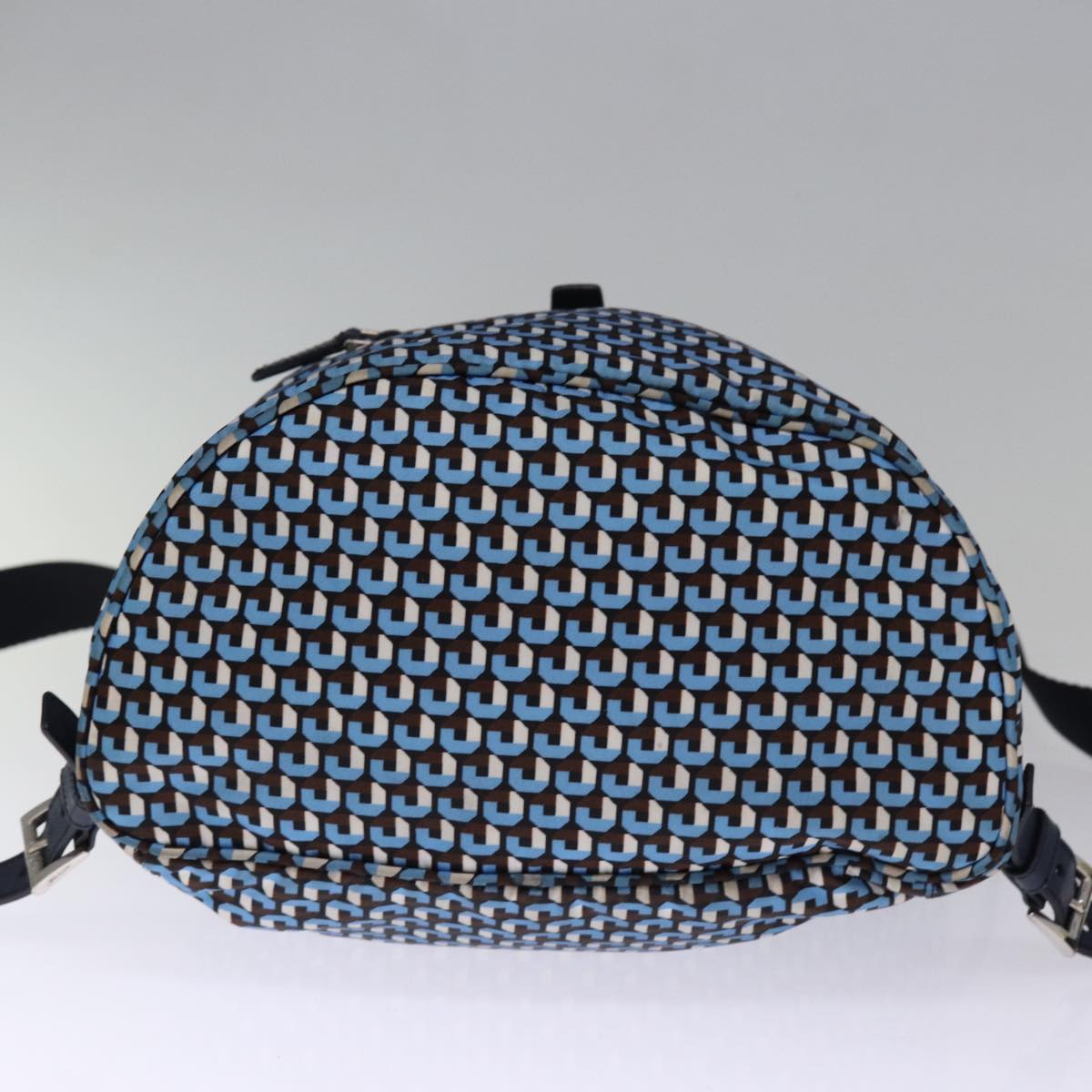 PRADA Backpack Nylon Blue Auth 75370