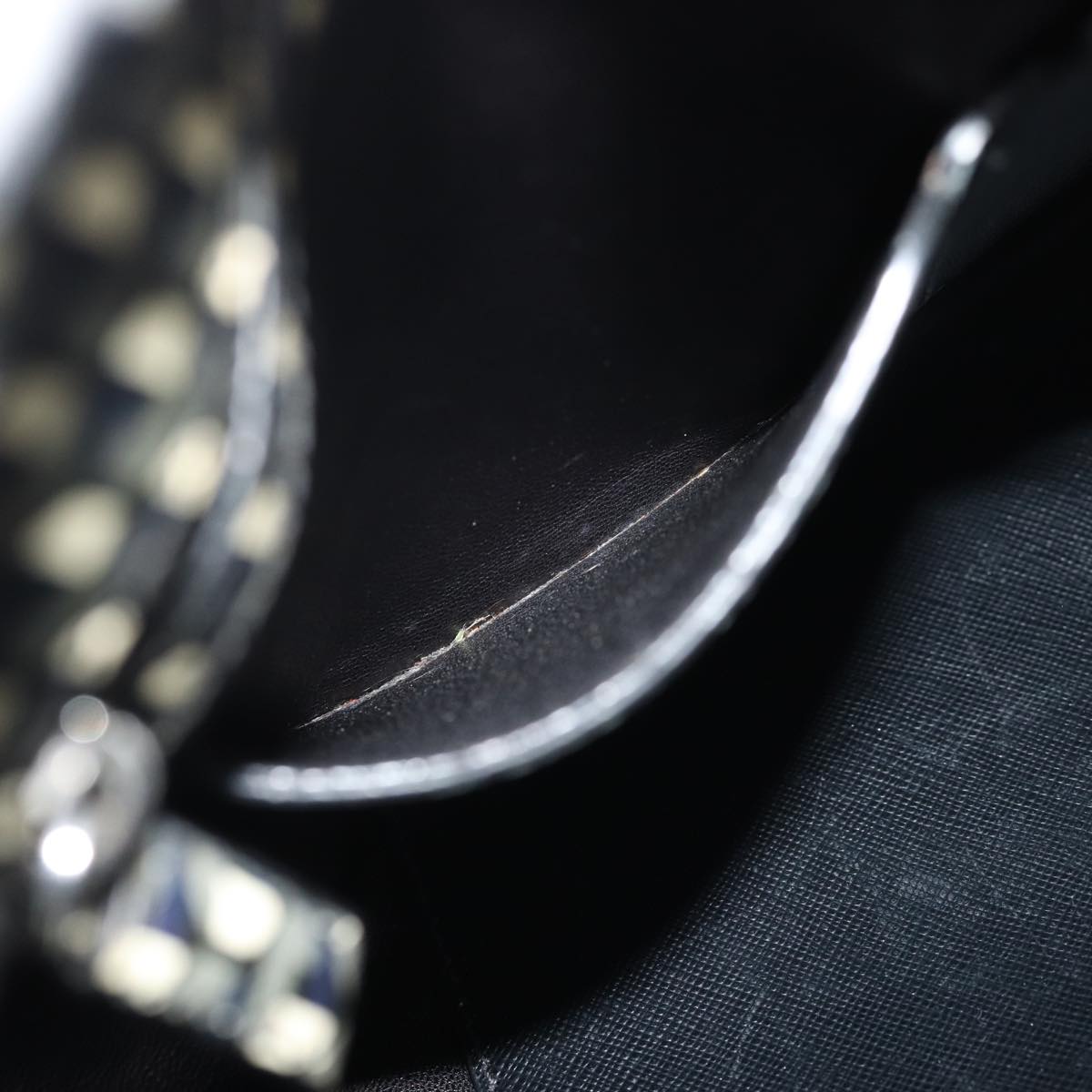 PRADA Tote Bag Safiano leather 2way Black Auth 75371