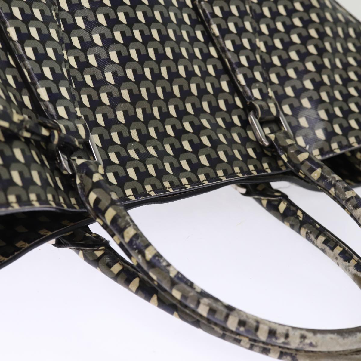 PRADA Tote Bag Safiano leather 2way Black Auth 75371