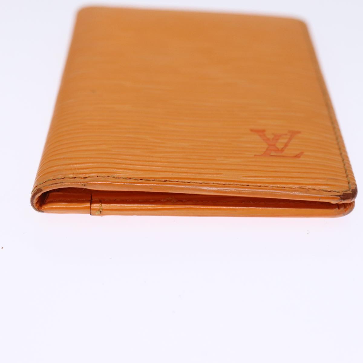 LOUIS VUITTON Epi Organizer Dupoch Card Case Mandarin M6358H LV Auth 75410