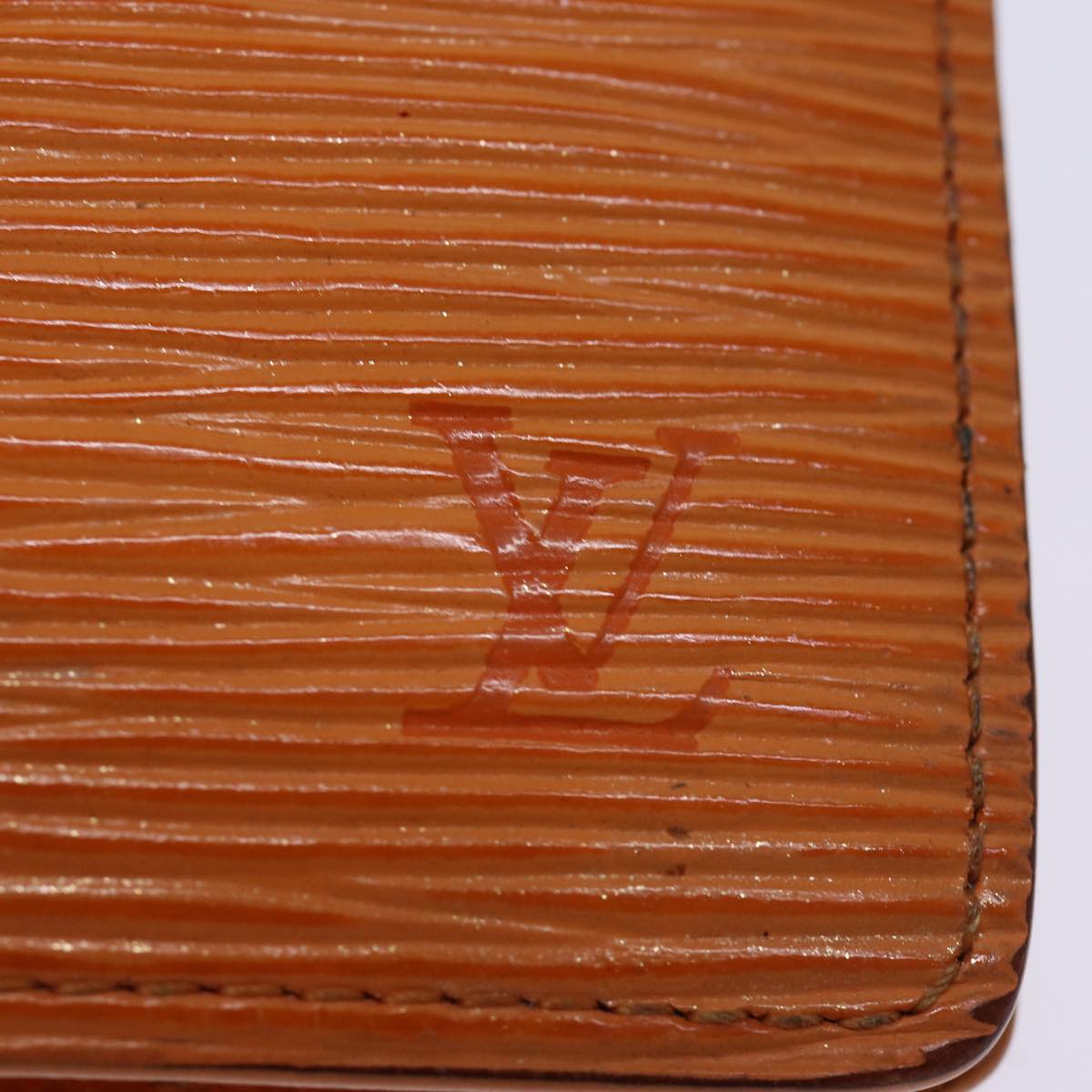 LOUIS VUITTON Epi Agenda PM Day Planner Cover Orange Mandarin R2005H Auth 75445A