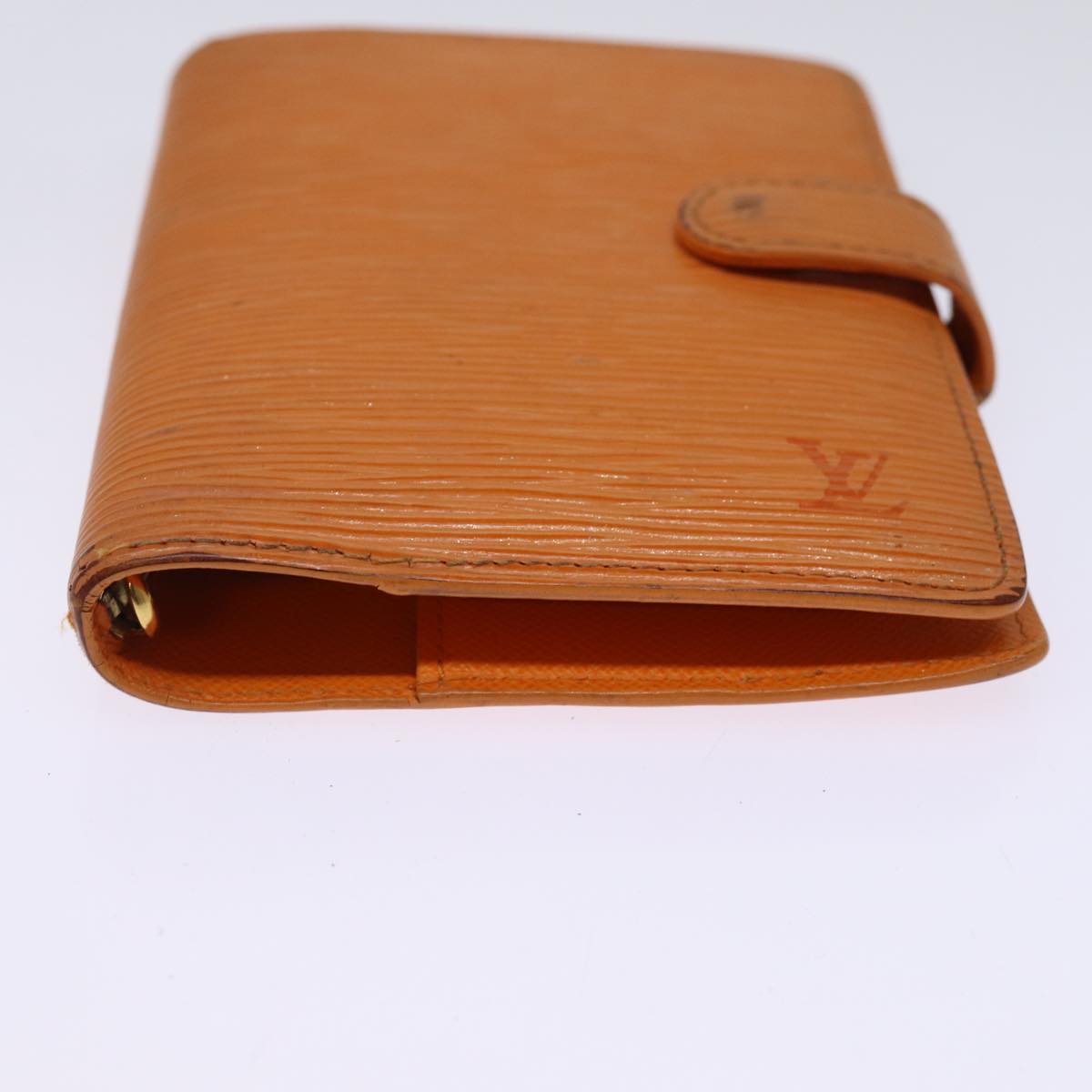 LOUIS VUITTON Epi Agenda PM Day Planner Cover Orange Mandarin R2005H Auth 75445A