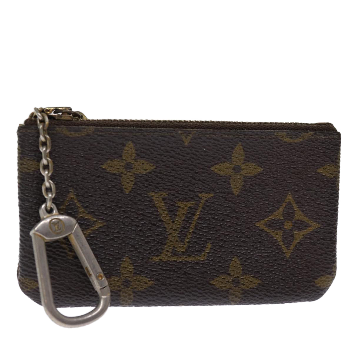 LOUIS VUITTON Monogram Pochette Cles Coin Purse M62650 LV Auth 75659