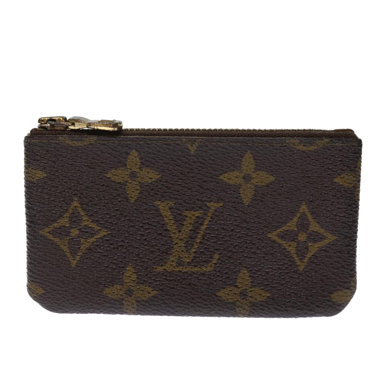 LOUIS VUITTON Monogram Pochette Cles Coin Purse M62650 LV Auth 75659