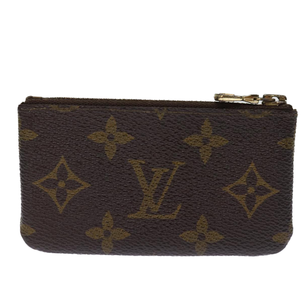 LOUIS VUITTON Monogram Pochette Cles Coin Purse M62650 LV Auth 75659