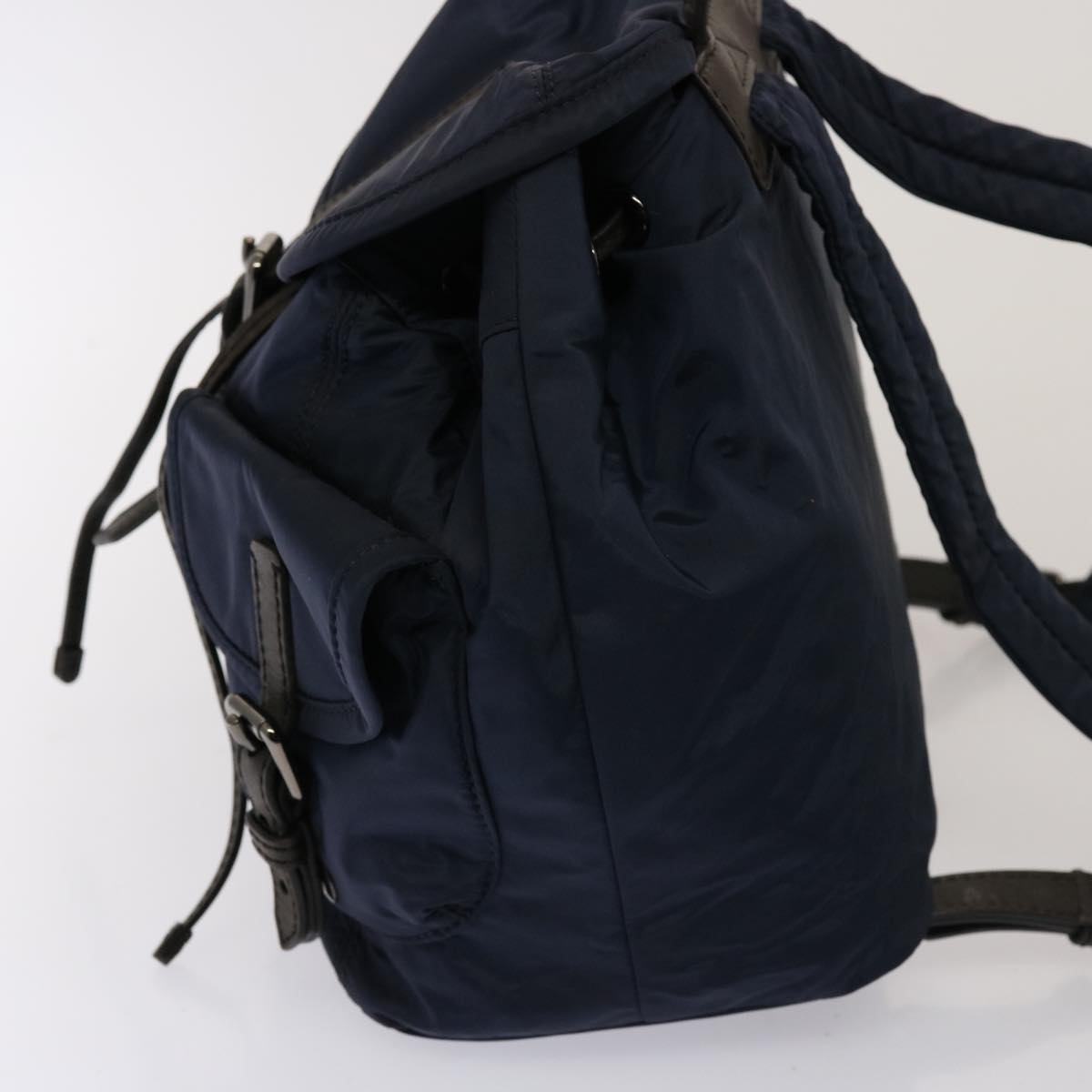 BURBERRY Backpack Nylon Navy Auth 75694