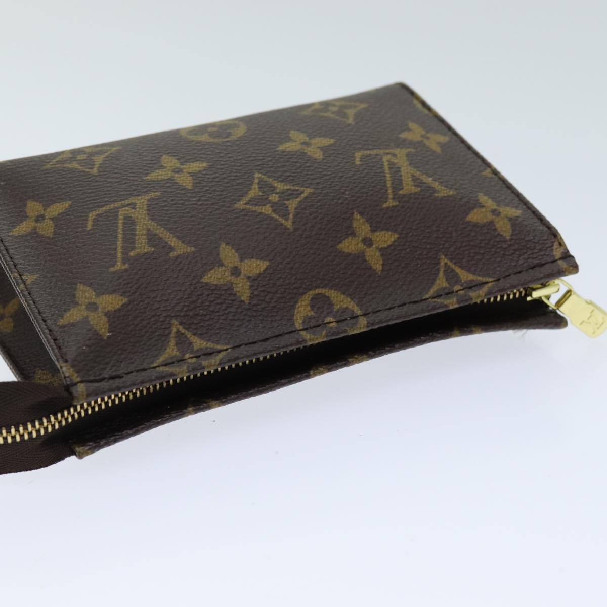 LOUIS VUITTON Monogram Poche Toilette 15 Pouch M47546 LV Auth 75701