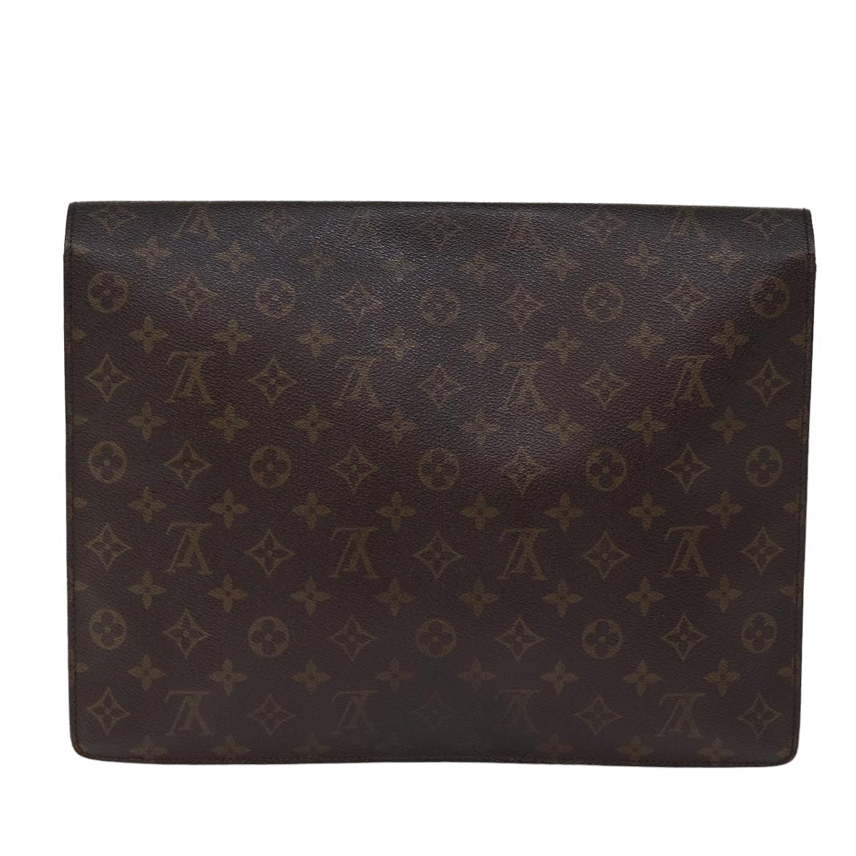 LOUIS VUITTON Monogram Porte Documents Senatur Briefcase M53335 LV Auth 75898