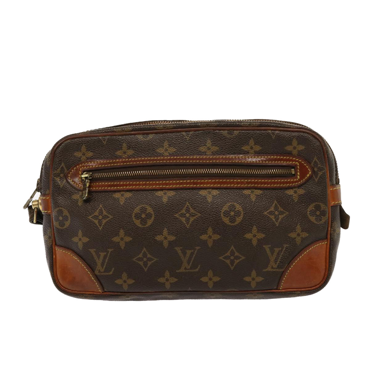 LOUIS VUITTON Monogram Marly Dragonne GM Clutch Bag M51825 LV Auth 76323