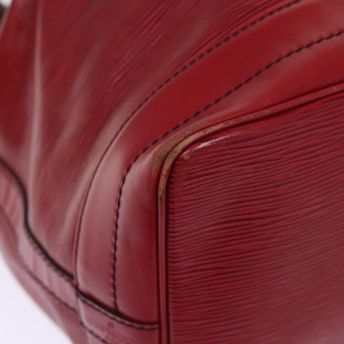 LOUIS VUITTON Epi Noe Shoulder Bag Red M44007 LV Auth 76345