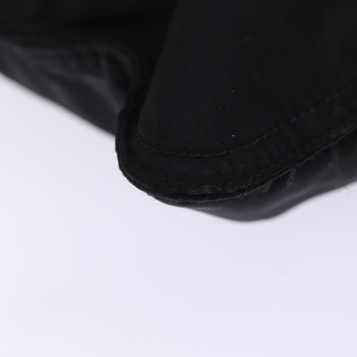 PRADA Tote Bag Nylon Black Auth 76367