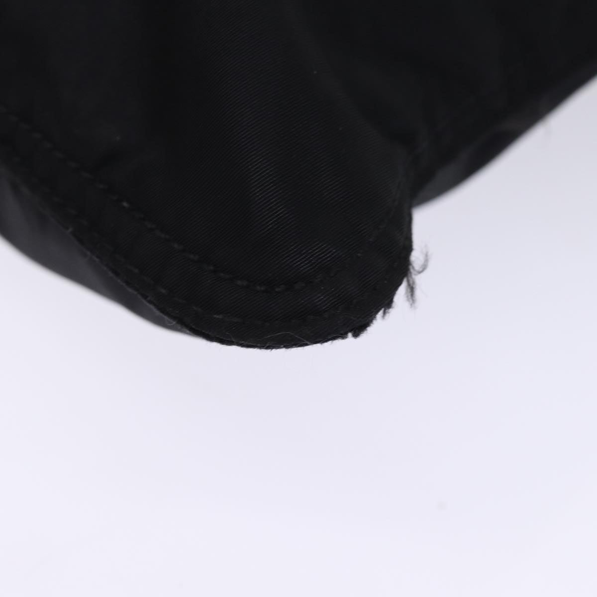 PRADA Tote Bag Nylon Black Auth 76367