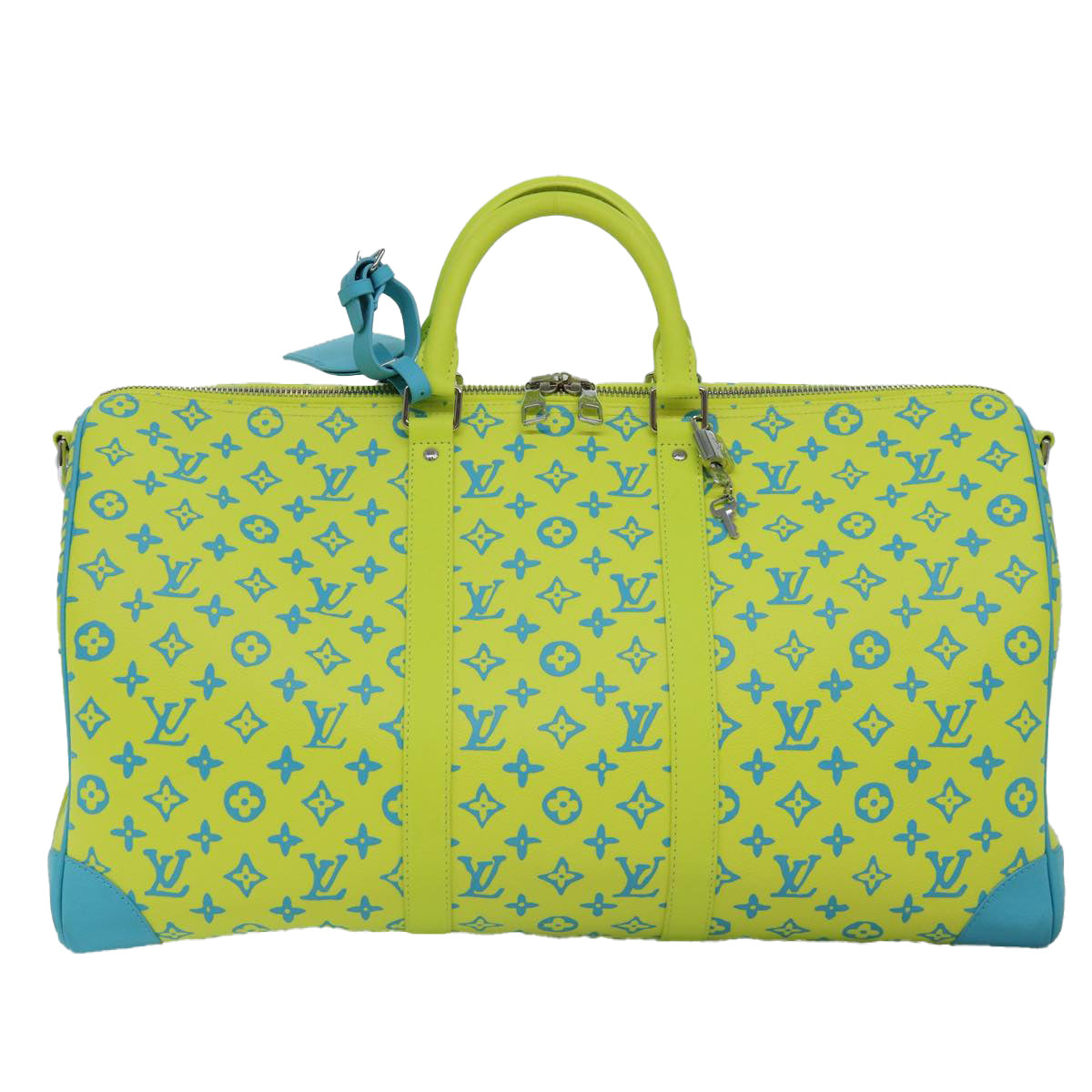 LOUIS VUITTON Monogram Playground Keepall Bandouliere 50 Bag M21869 Auth 76432SM