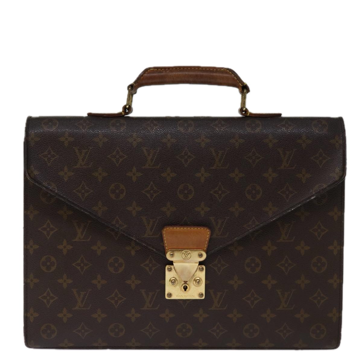 LOUIS VUITTON Monogram Serviette Conseiller Briefcase M53331 LV Auth 76500