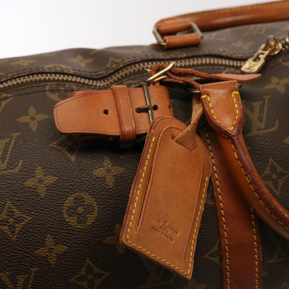 LOUIS VUITTON Monogram Keepall 50 Boston Bag M41426 LV Auth 76552