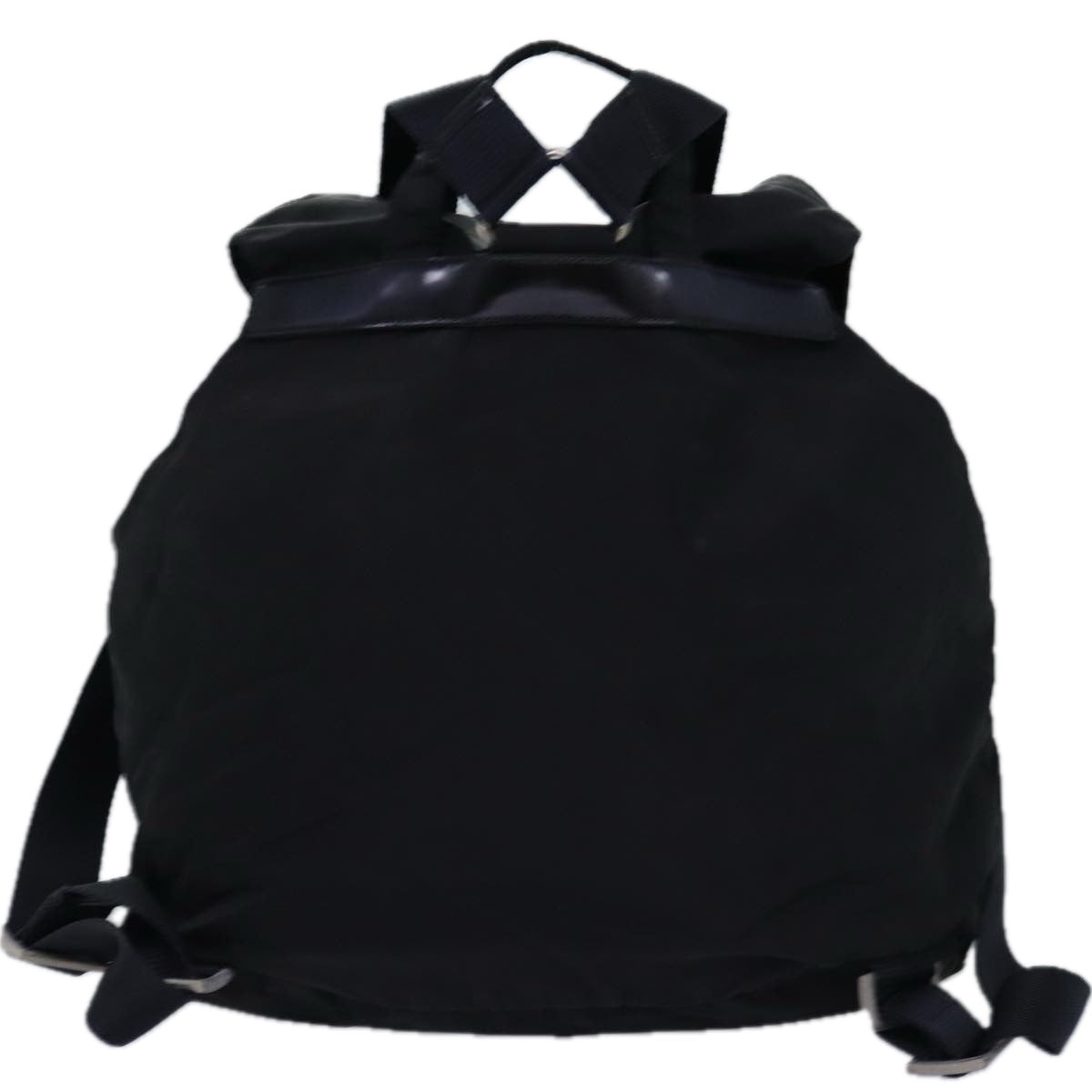 PRADA Backpack Nylon Black Auth 76575