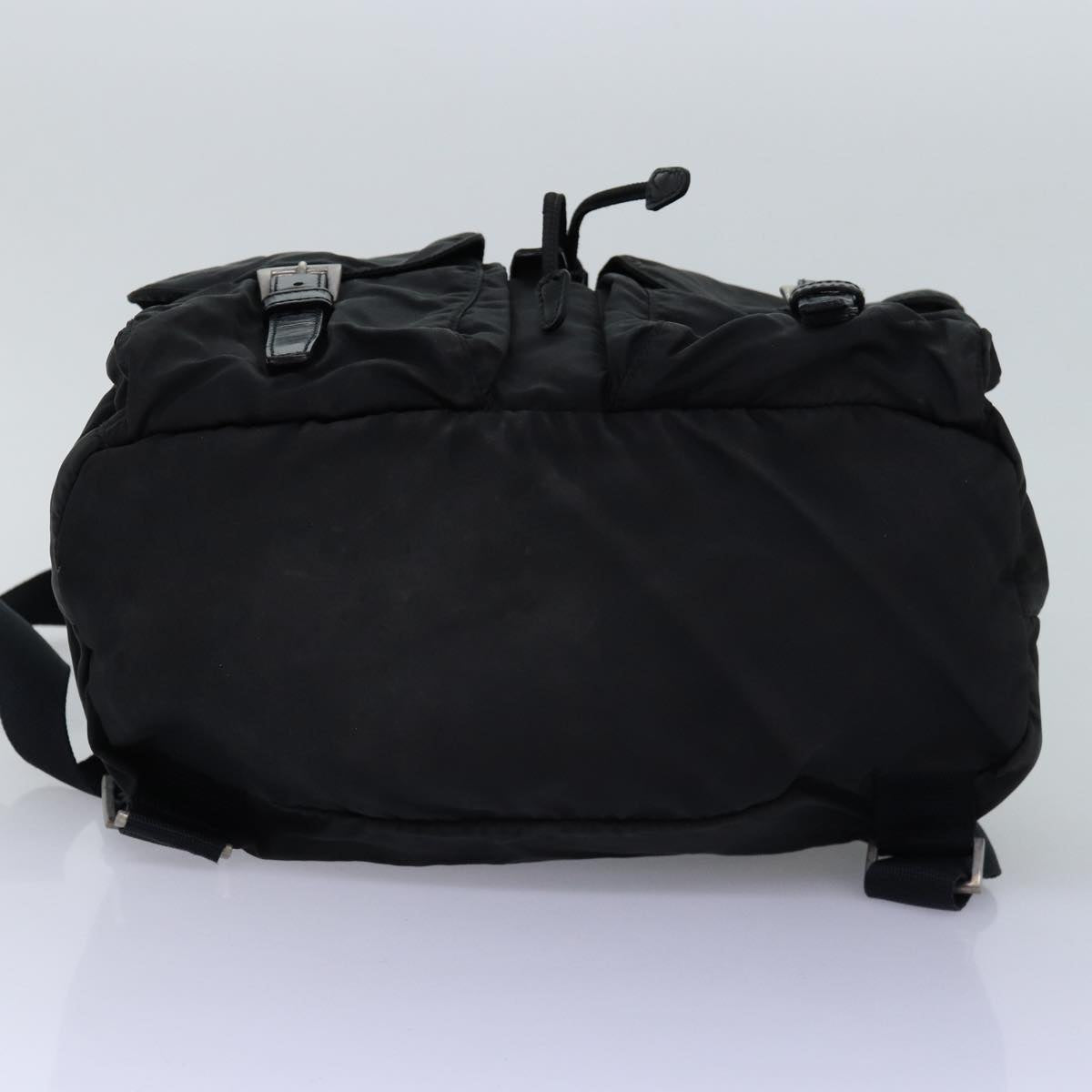 PRADA Backpack Nylon Black Auth 76575