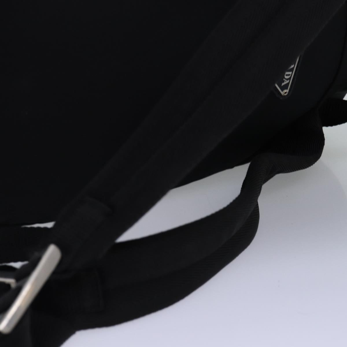 PRADA Backpack Nylon Black Auth 76576