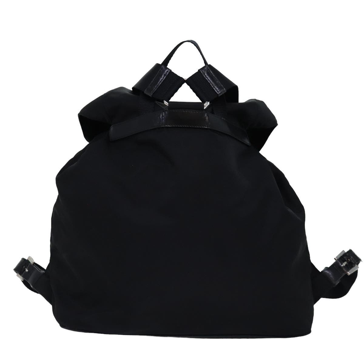 PRADA Backpack Nylon Black Auth 76970