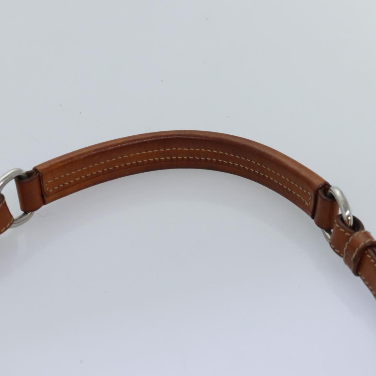 PRADA Shoulder Bag Nylon Orange Auth 77204