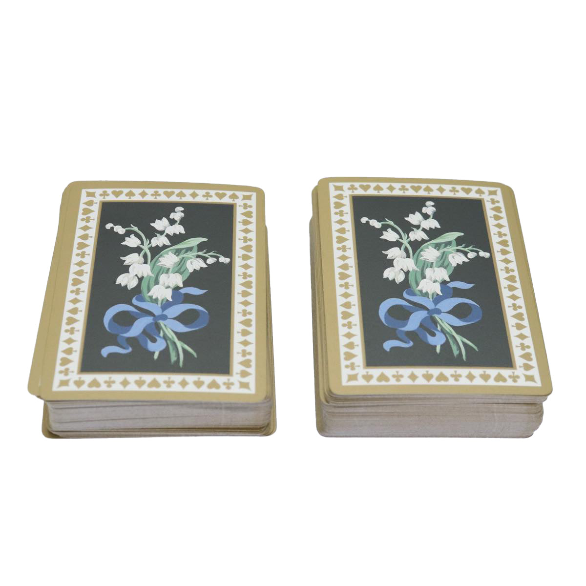 TIFFANY&Co. Playing Cards Turquoise Blue Auth 77234