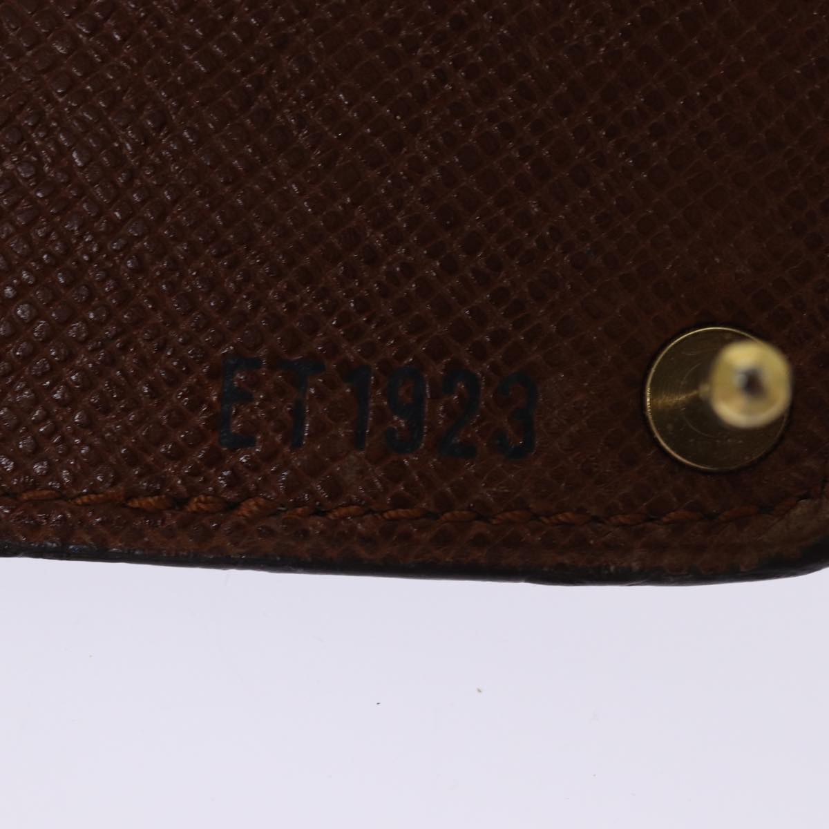 LOUIS VUITTON Monogram Porte Cartes Credit Pression Case M60937 LV Auth 77238