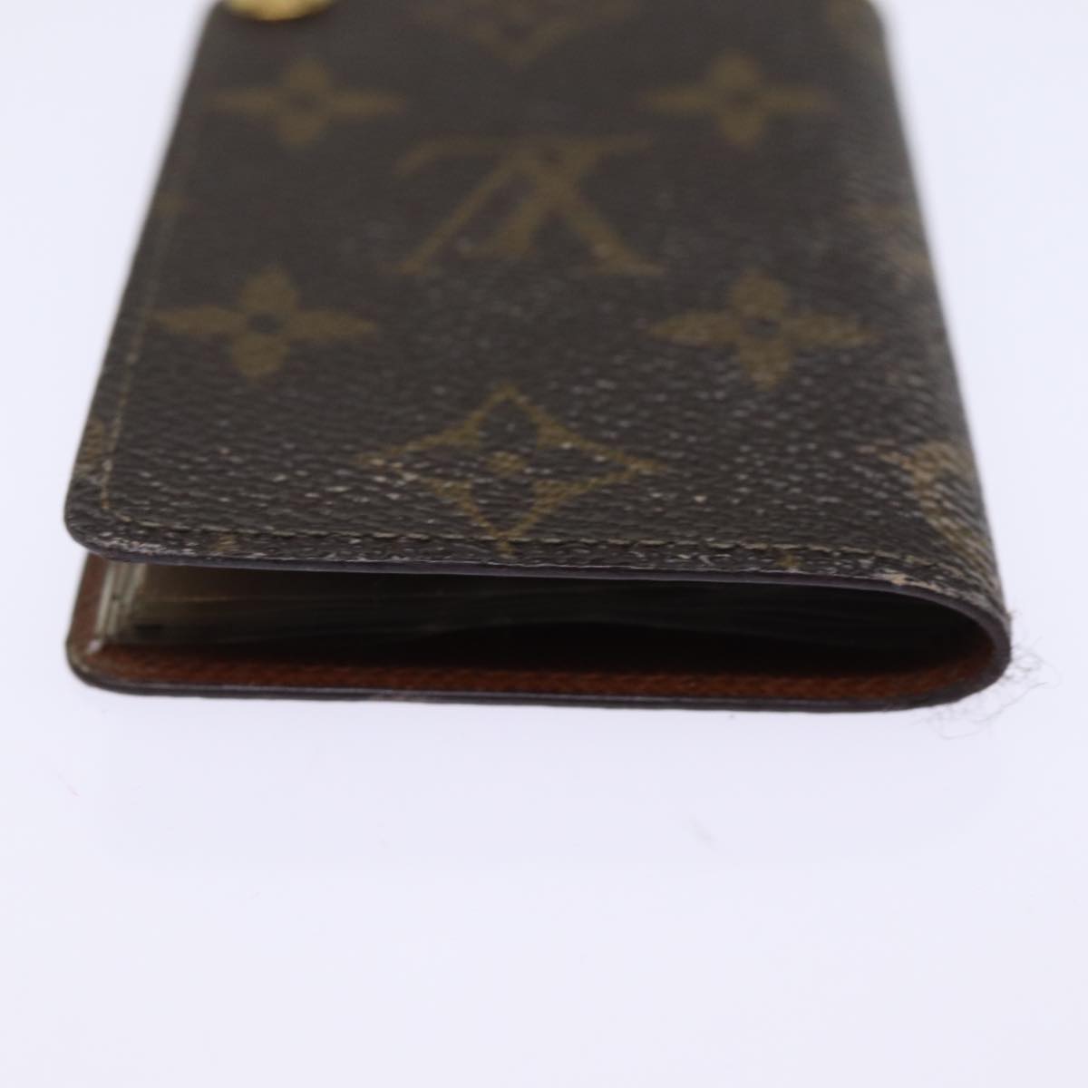 LOUIS VUITTON Monogram Porte Cartes Credit Pression Case M60937 LV Auth 77238