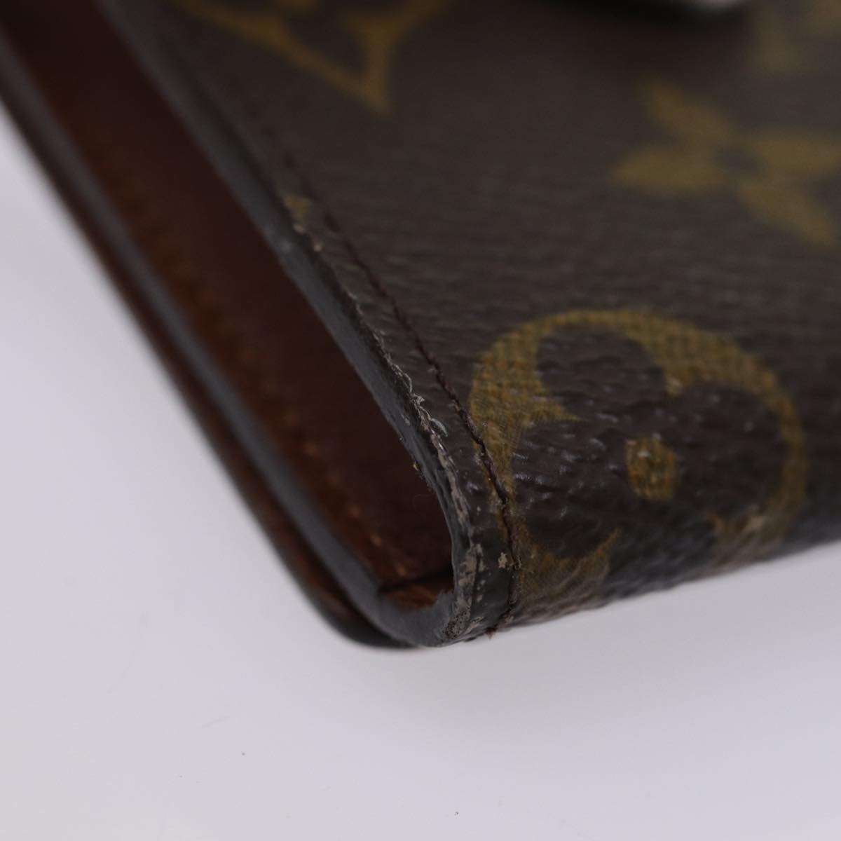 LOUIS VUITTON Monogram Amberop Cartes De Visit Card Case M62920 LV Auth 77239