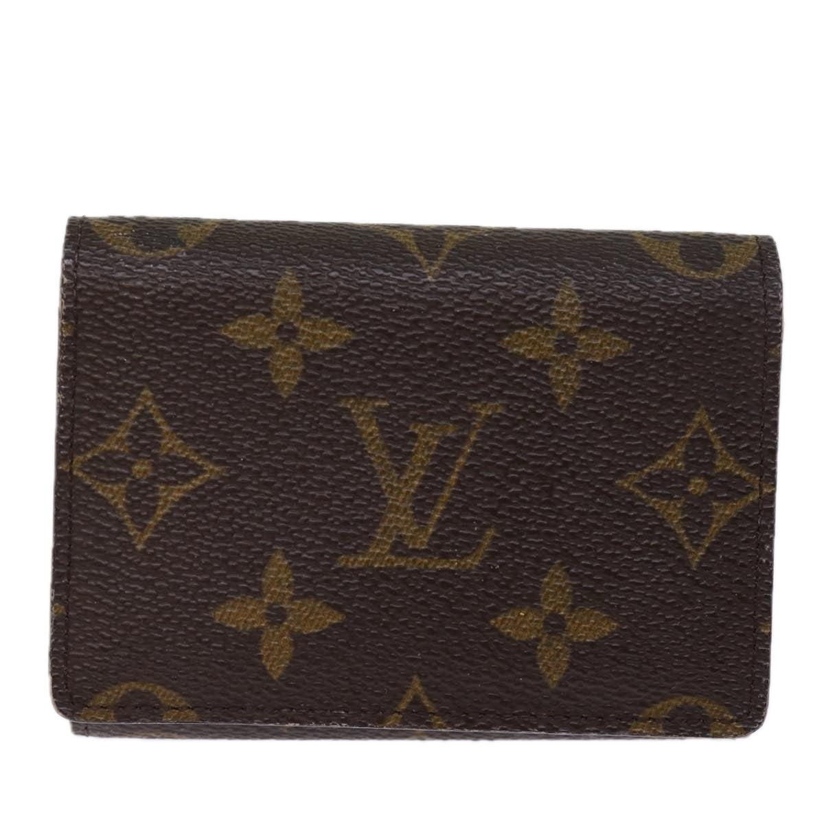 LOUIS VUITTON Monogram Amberop Cartes De Visit Card Case M62920 LV Auth 77239