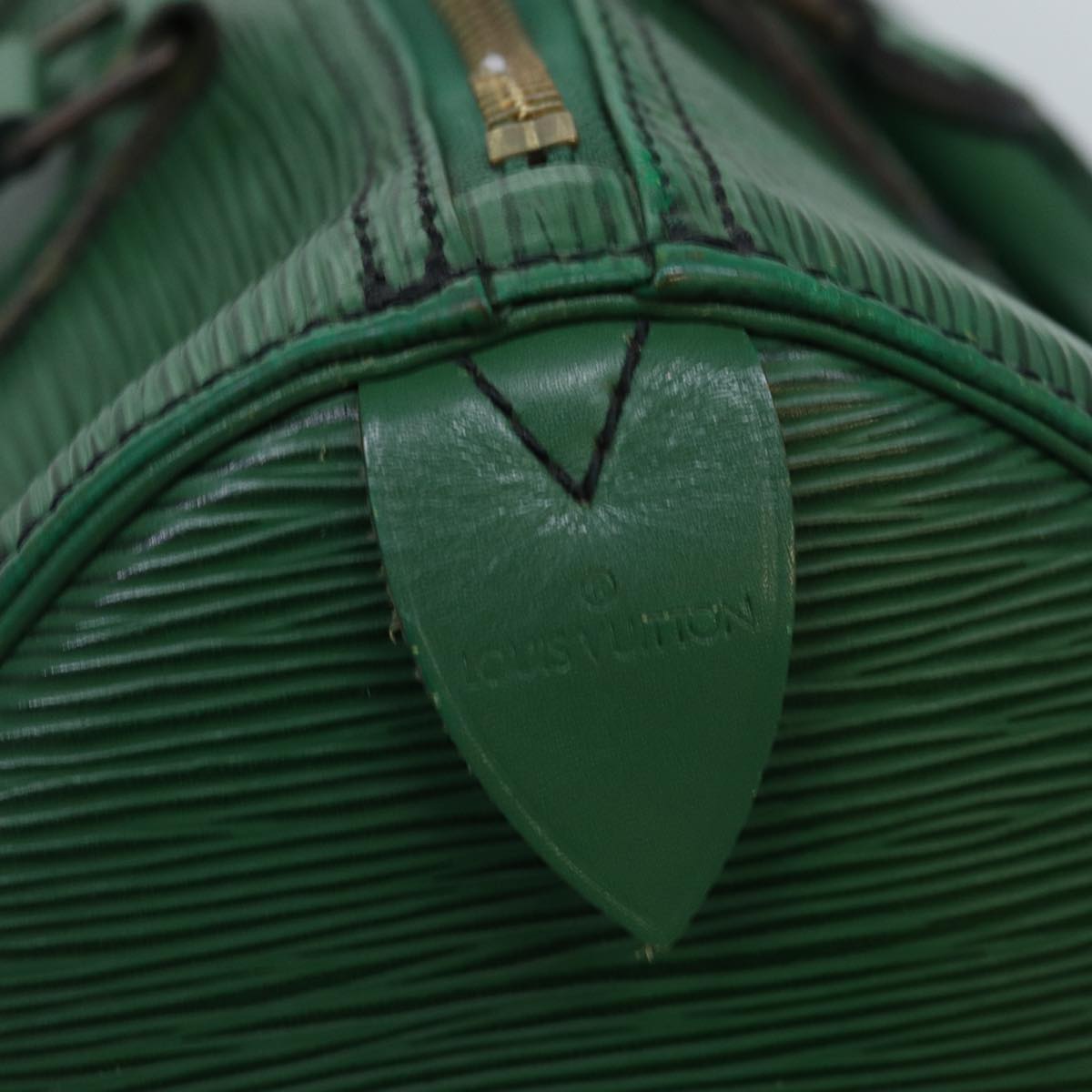 LOUIS VUITTON Epi Speedy 30 Hand Bag Borneo Green M43004 LV Auth 77315