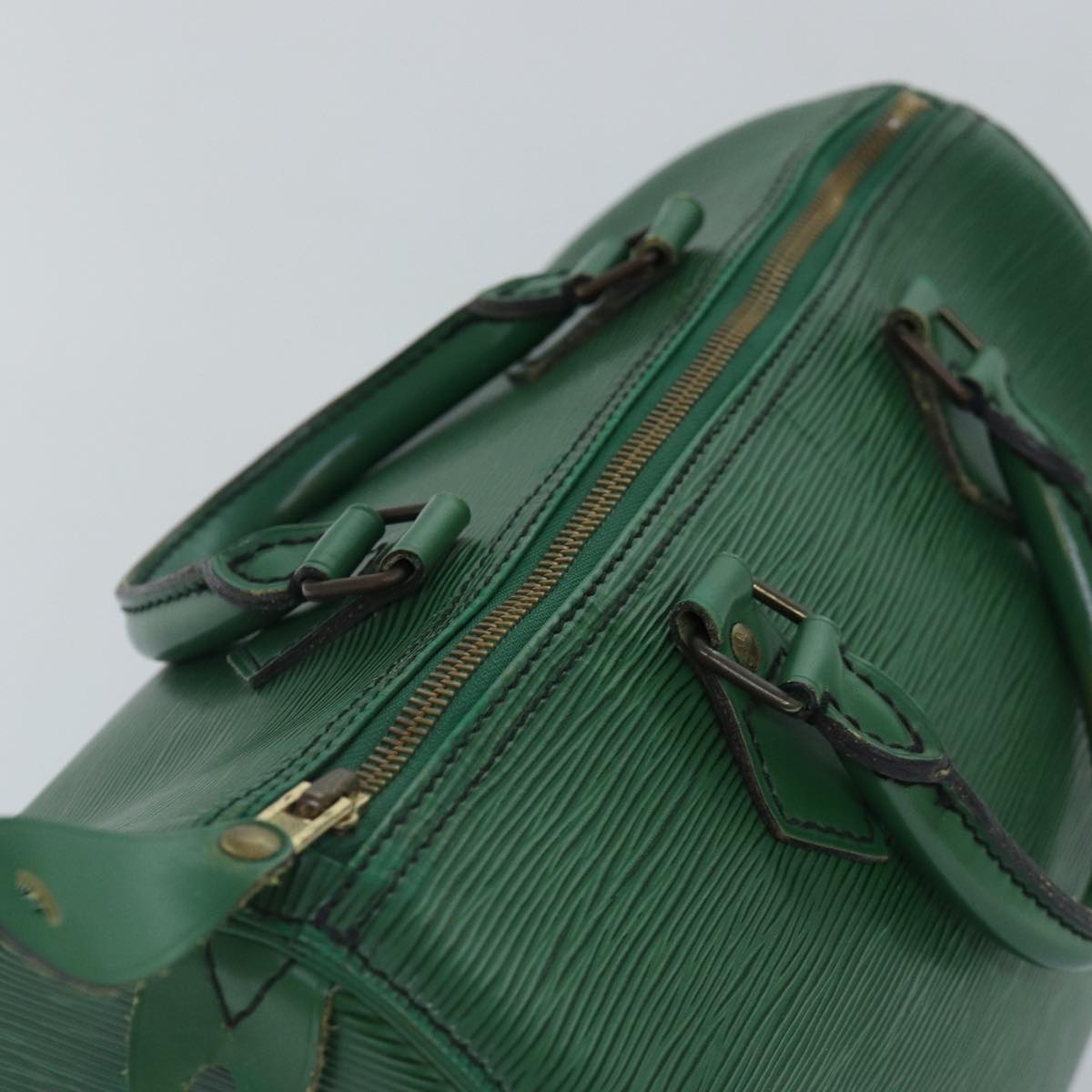 LOUIS VUITTON Epi Speedy 30 Hand Bag Borneo Green M43004 LV Auth 77315