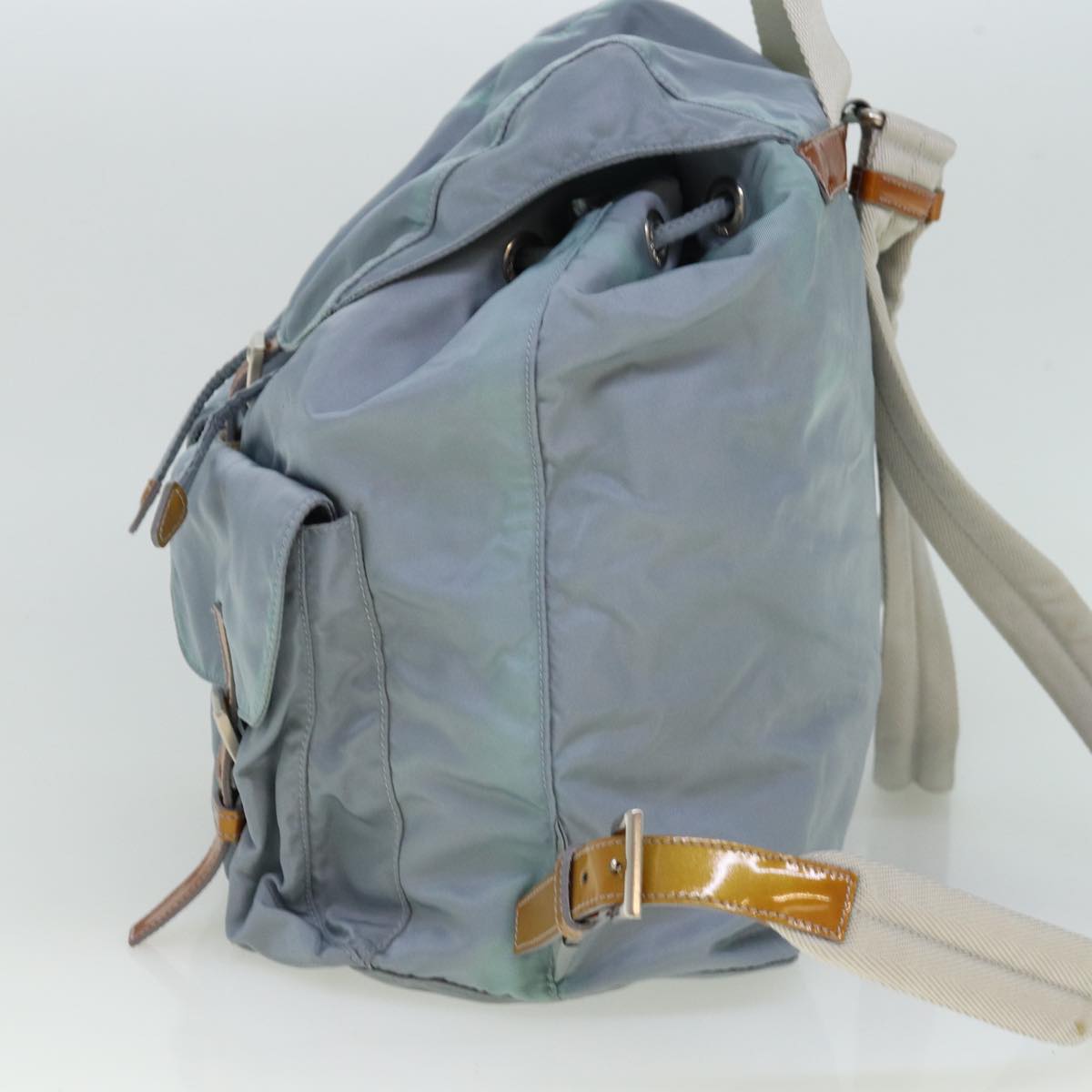 PRADA Backpack Nylon Blue Auth 77354