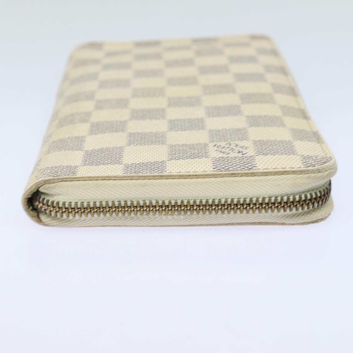 LOUIS VUITTON Damier Azur Zippy Organizer Long Wallet N60012 LV Auth 77704