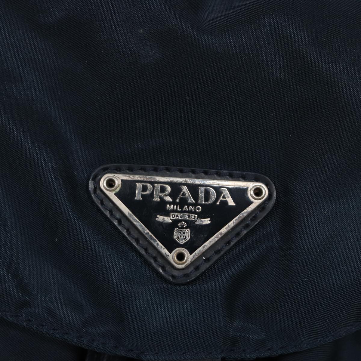 PRADA Backpack Nylon Navy Auth 77726