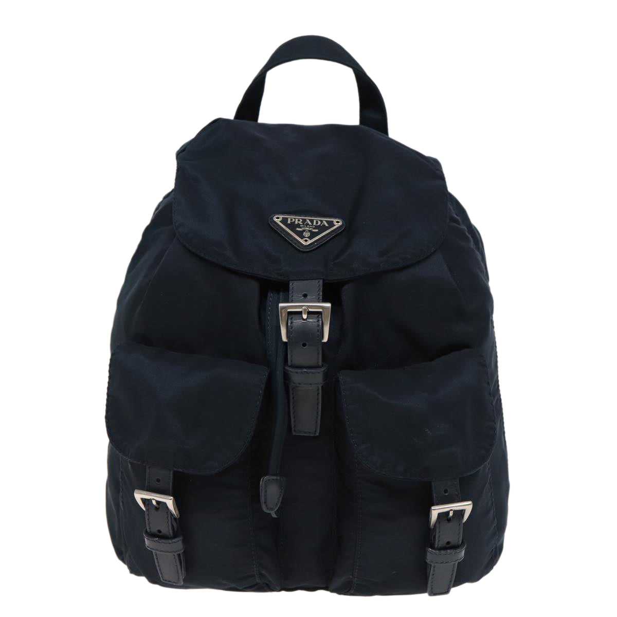 PRADA Backpack Nylon Navy Auth 77726