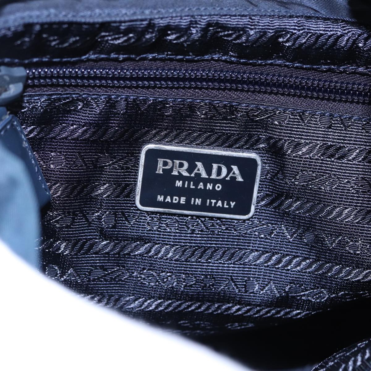 PRADA Backpack Nylon Navy Auth 77726