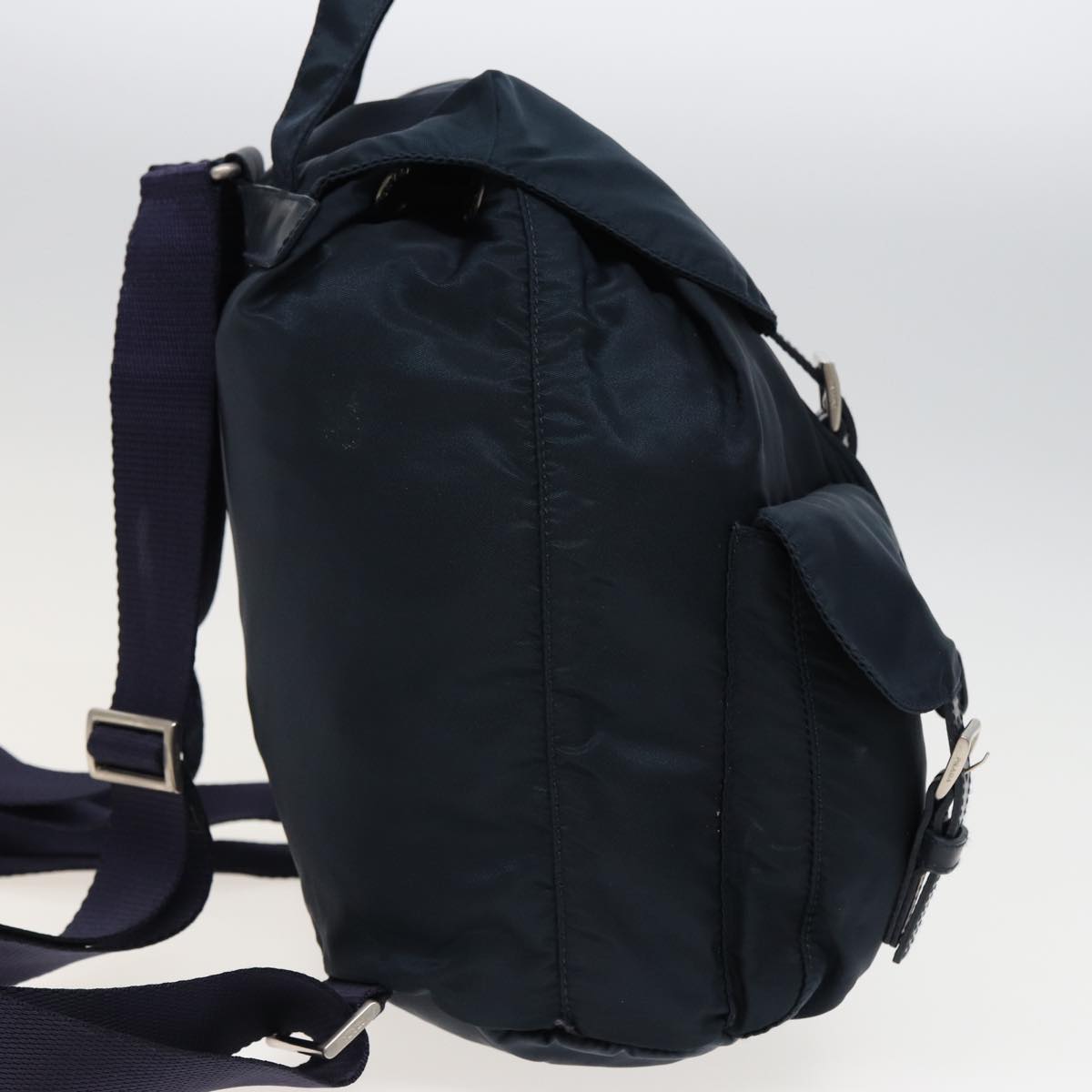 PRADA Backpack Nylon Navy Auth 77726