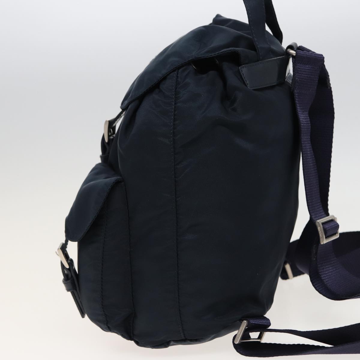 PRADA Backpack Nylon Navy Auth 77726