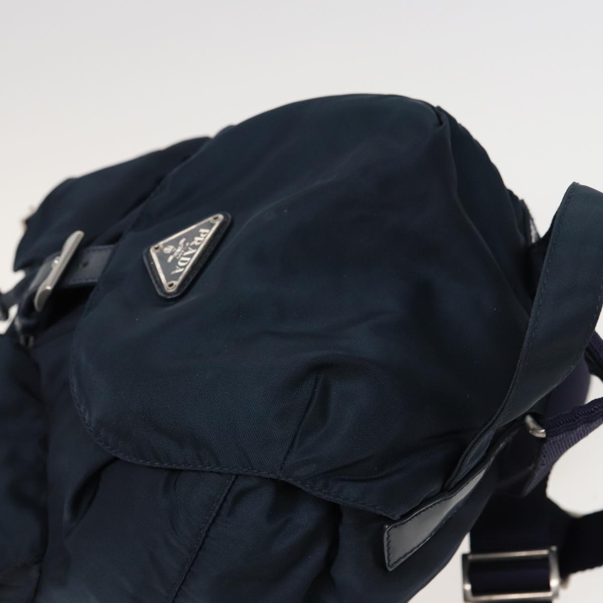 PRADA Backpack Nylon Navy Auth 77726