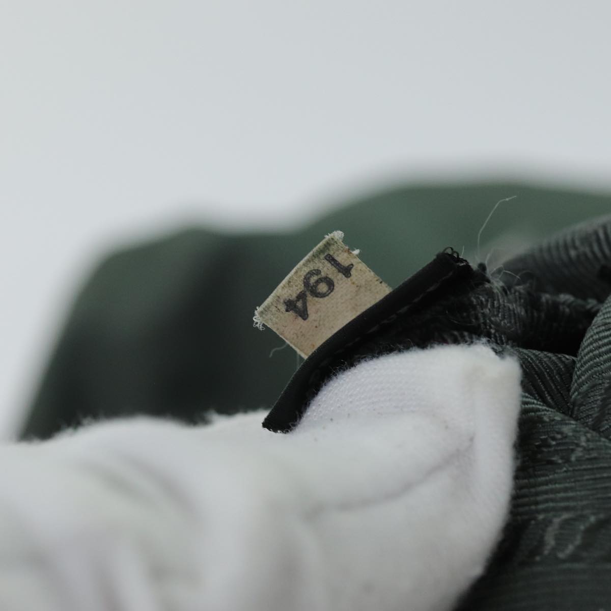 PRADA Hand Bag Nylon 2way Khaki Auth 77763