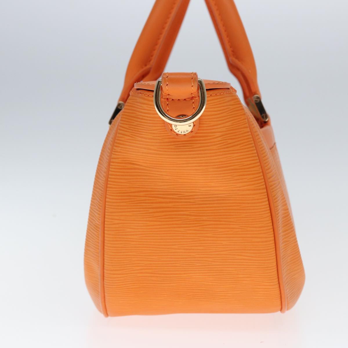 LOUIS VUITTON Epi Danura GM Hand Bag Orange Mandarin M5890H LV Auth 77879V