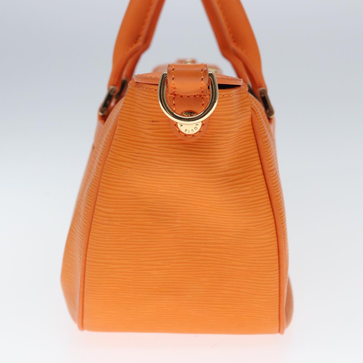 LOUIS VUITTON Epi Danura GM Hand Bag Orange Mandarin M5890H LV Auth 77879V