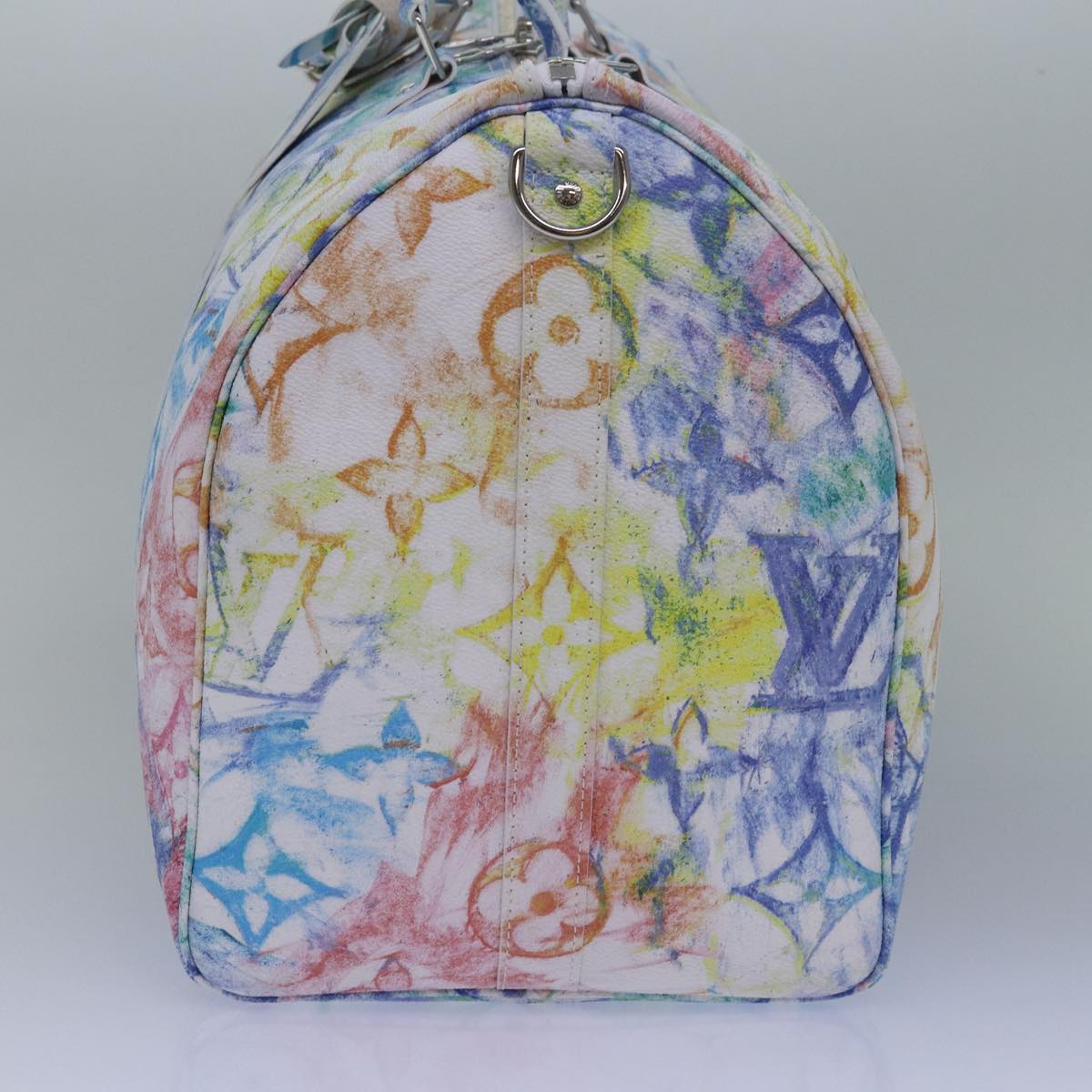 LOUIS VUITTON Monogram Pastel Keepall Bandouliere 50 Bag M57486 LV Auth 77999S