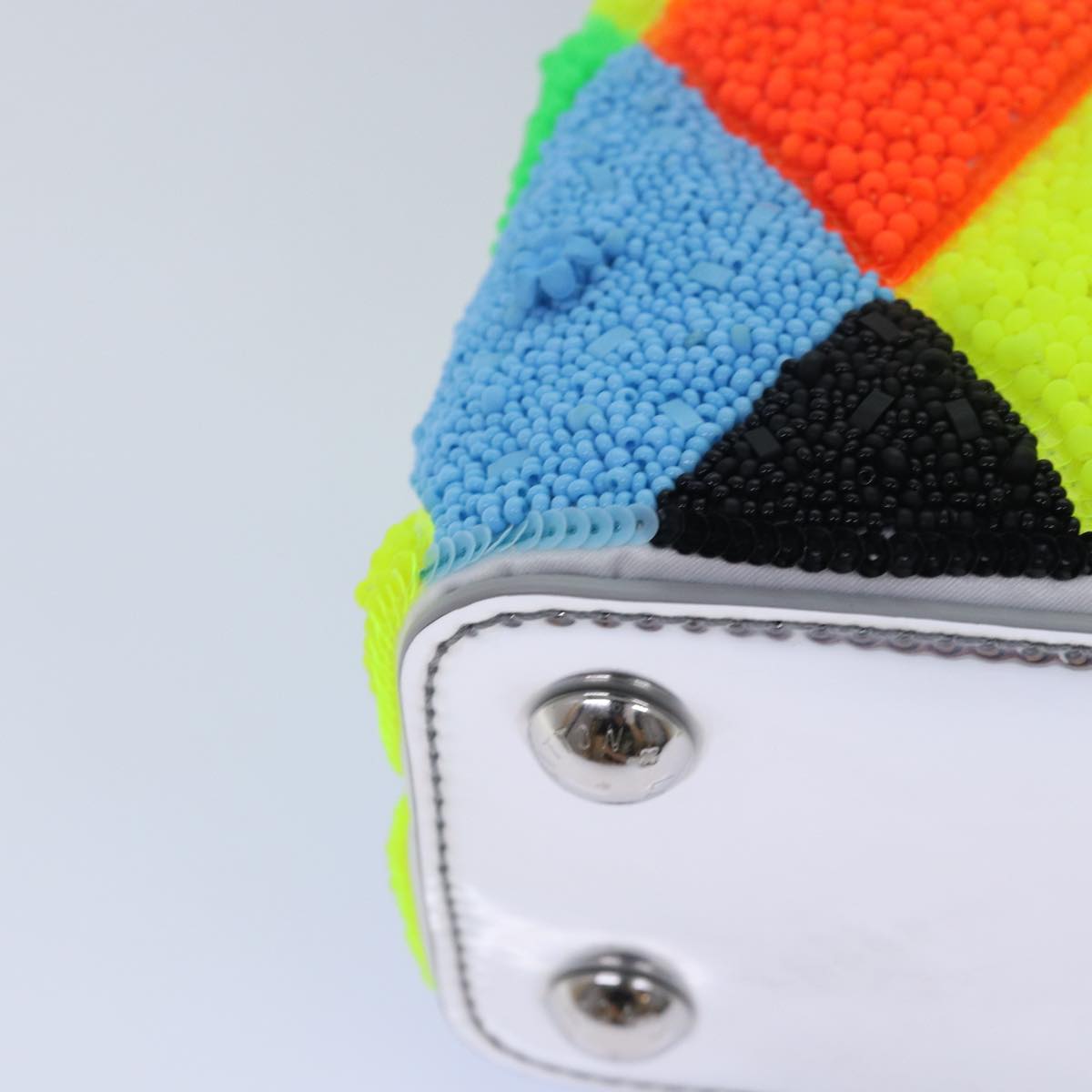 LOUIS VUITTON Ugo Rondinone Unique Edition Harlequin Resin Artycapucines BB