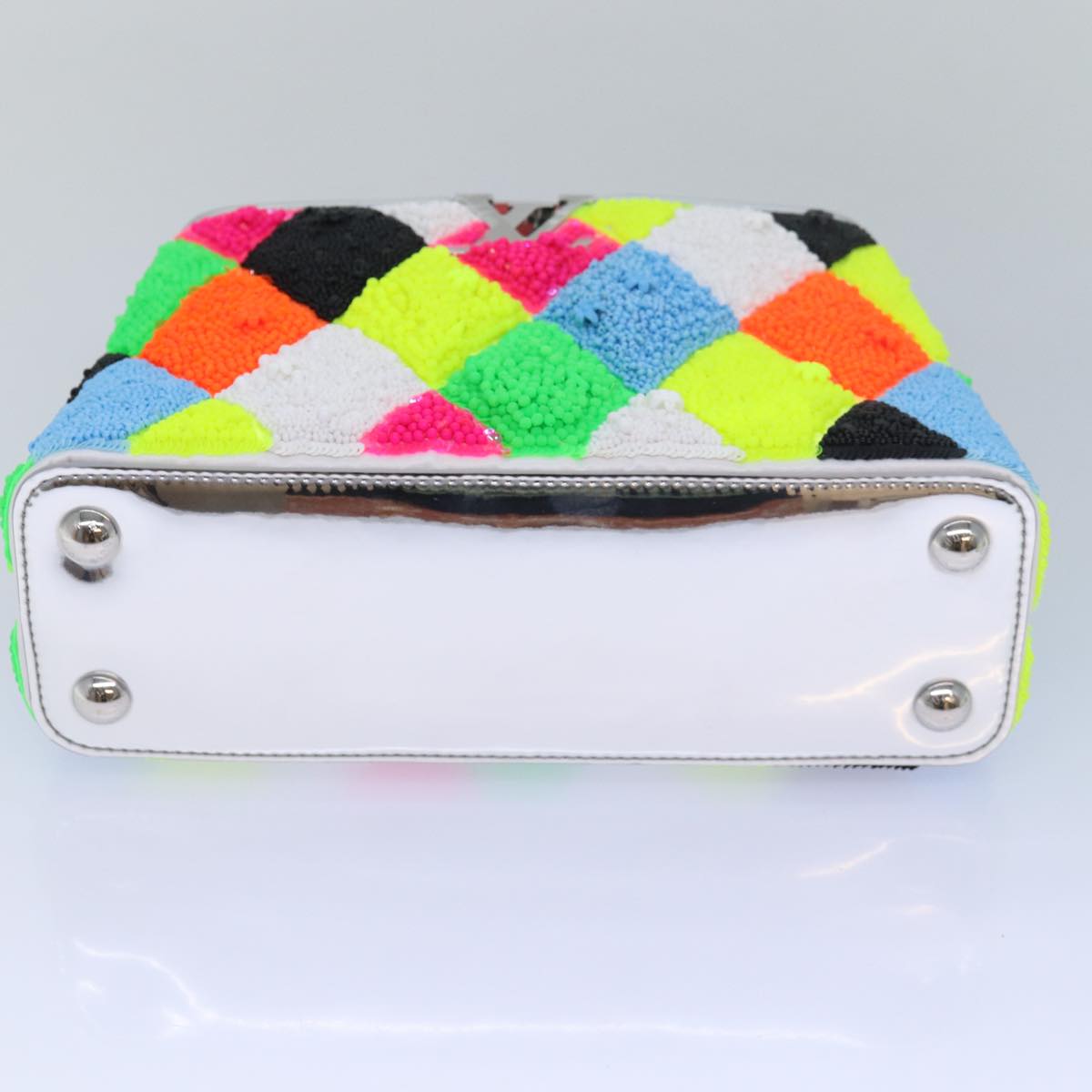 LOUIS VUITTON Ugo Rondinone Unique Edition Harlequin Resin Artycapucines BB