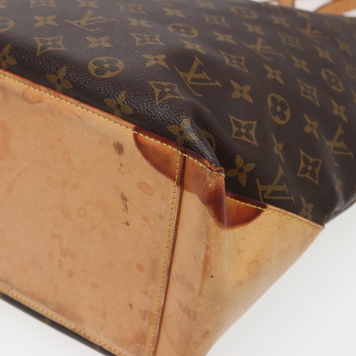 LOUIS VUITTON Monogram Cabas Alto Tote Bag M51152 LV Auth 78065